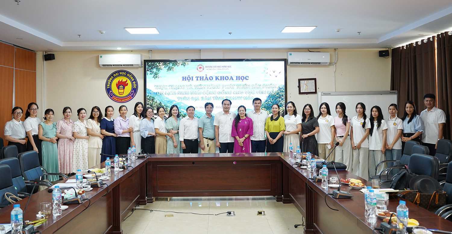 Hội thảo khoa học: Thực trạng và tiềm năng phát triển sản phẩm du lịch sinh thái cộng đồng ven hồ trên địa bàn tỉnh Thanh Hóa